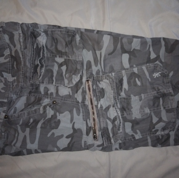 Denim camouflage men shorts - Picture 4 of 7